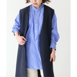 スピックアンドスパン(Spick & Span)のSpick and Span ガーメントダイコットンシルクシャツ　新品(シャツ/ブラウス(長袖/七分))