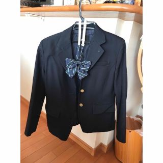 ヒロココシノ(HIROKO KOSHINO)の猫さま専用　週末値下げ　女子用　制服ブレザー　M リボン付き(テーラードジャケット)