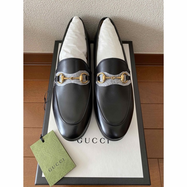Gucci - 新品 GUCCI グッチ ヨルダーン レザーホースビットローファー