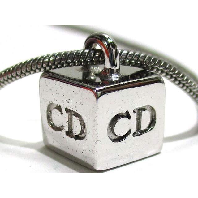 Christian Dior - Christian Dior キューブモチーフ ネックレス Christian Dior - Christian Dior キューブモチーフ ネックレス