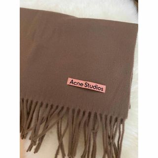 アクネストゥディオズ(Acne Studios)の25%オフ！☆新品未使用品☆acne studios フリンジウールスカーフ(マフラー/ショール)