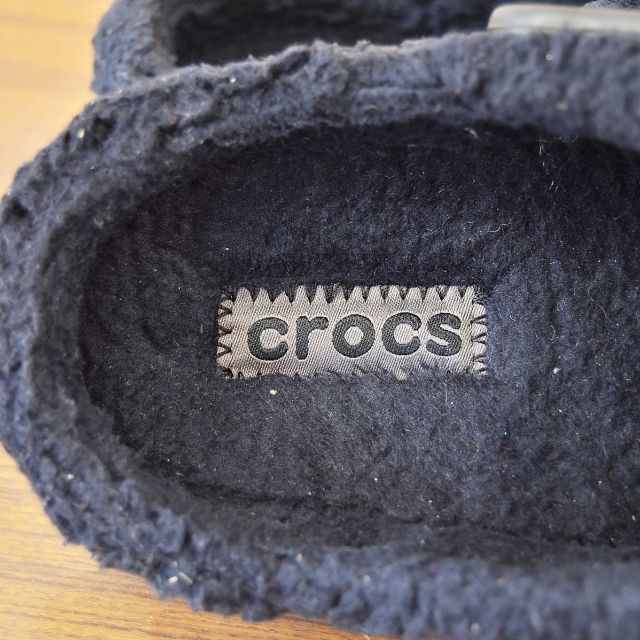 crocs(クロックス)の【crocs】 美品 クロックス ボア付きサンダル ウインタークロッグ M6 メンズの靴/シューズ(その他)の商品写真