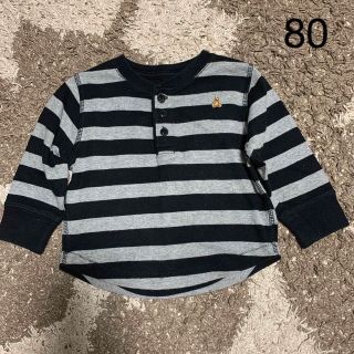 ベビーギャップ(babyGAP)のBaby GAP ボーダートップス 80㎝(シャツ/カットソー)