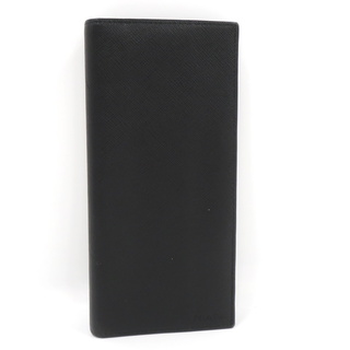 プラダ(PRADA)のPRADA 二つ折り長財布 サフィアーノ レザー ブラック 2MV836(長財布)