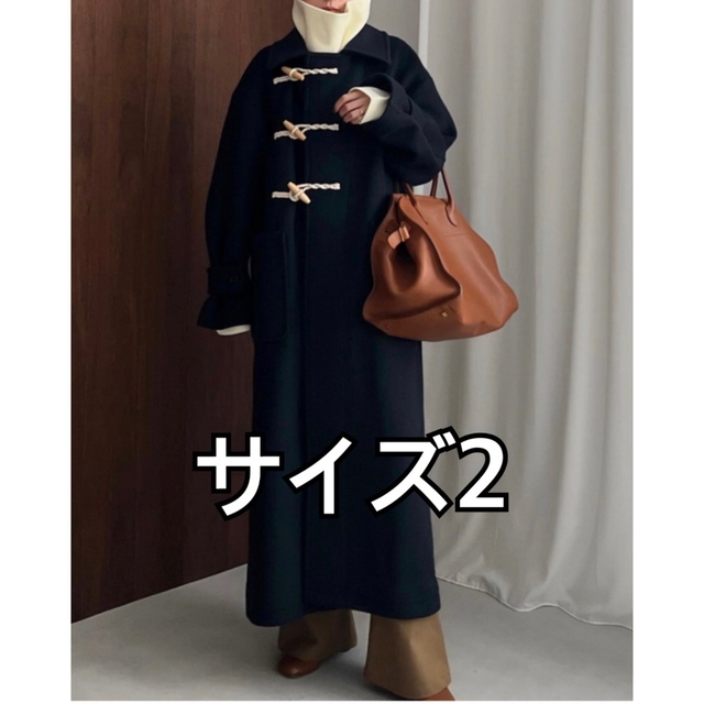 人気商品 CLANE - CLANE OVER MAXI DUFFLE COAT サイズ2 ダッフル