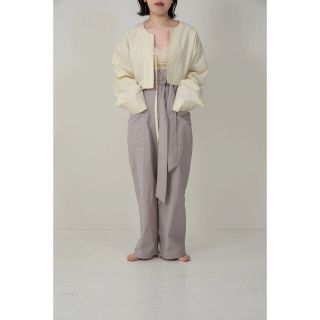 ラウジー(lawgy)のhigh waist ribbon pants(その他)