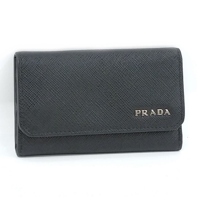 PRADA(プラダ)のPRADA 6連キーケース レザー ブラック レディースのファッション小物(キーケース)の商品写真