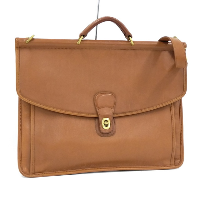 COACH 2WAY ビジネスバッグ レザー ブラウン 5266 即納 4097円引き
