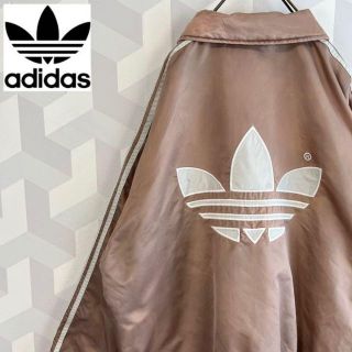 adidas - 【レア】90s adidas 刺繍ビッグロゴ ナイロンジャケット