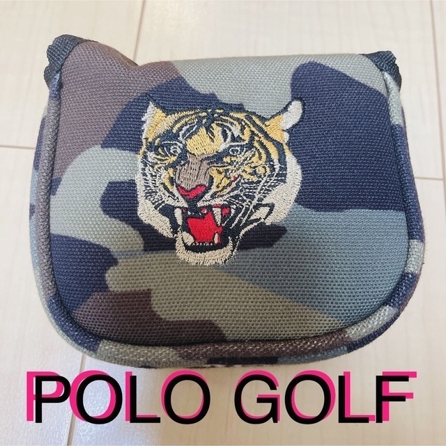 Polo Golf(ポロゴルフ)のPOLO GOLF  ⛳️ブルックリンカモ パター（マレット）用ヘッドカバー   スポーツ/アウトドアのゴルフ(その他)の商品写真