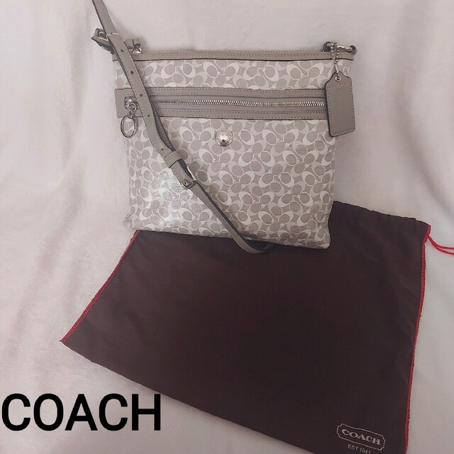【公式ショップ】 美品 コーチ COACHシグネチャーショルダー