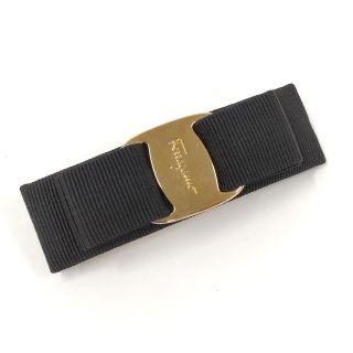 フェラガモ(Ferragamo)のSalvatore Ferragamo バレッタ ヴァラ リボン コットン(その他)