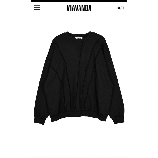 VIAVANDA  ヴィアバァンダSWITCHING SWEATSHIRTS