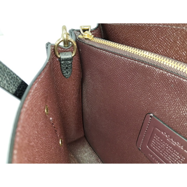 COACH チャーリー キャリーオール 28 2WAY ショルダーバッグ レザー 7