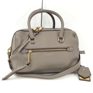 マークジェイコブス(MARC JACOBS)のMARC JACOBS 2WAY ボストンバッグ レザー グレージュ(その他)