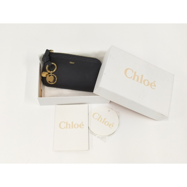 Chloe コインカードケース レザー ブラック CHC17AP944 9