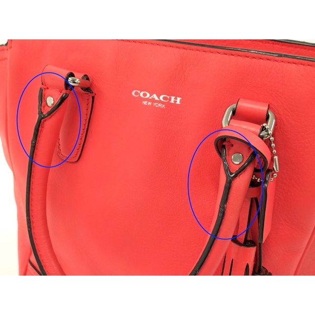 COACH 2WAYショルダーバッグ レガシー ミニ タナー タッセル レザー 5