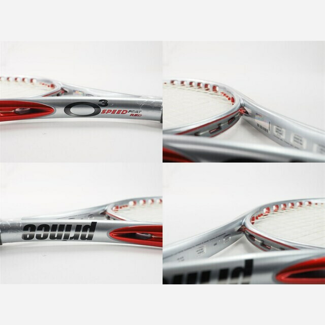 中古 テニスラケット プリンス オースリー スピード ポート レッド MPプラス (G2)PRINCE O3 SPEED PORT RED MP+