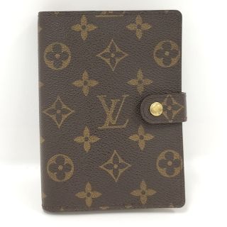 ルイヴィトン(LOUIS VUITTON)のLOUIS VUITTON 手帳カバー アジェンダPM モノグラム R20005(その他)