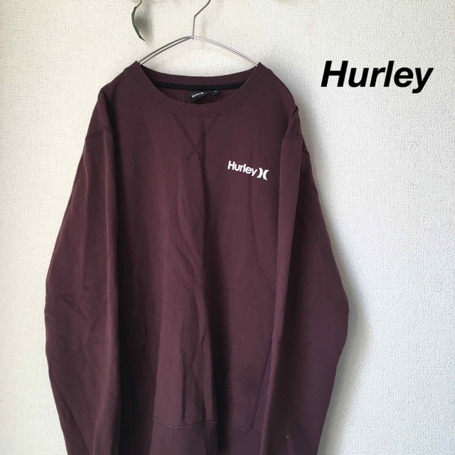 Hurley(ハーレー)のHurley ハーレー　スウェット　レッドブラウン メンズのトップス(スウェット)の商品写真