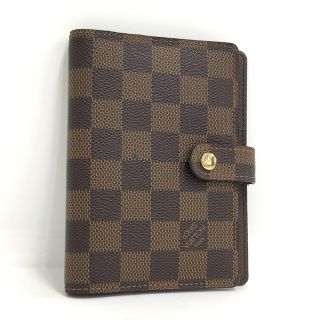 ルイヴィトン(LOUIS VUITTON)のLOUIS VUITTON アジェンダPM システム手帳カバー ダミエ エベヌ(その他)