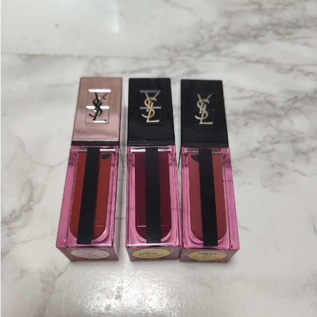 YSL ルージュ ピュールクチュールヴェルニ3本セット