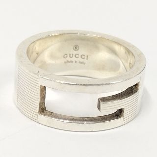 グッチ(Gucci)のGUCCI ブランデッドG リング SV925 シルバー 表記サイズ13(その他)