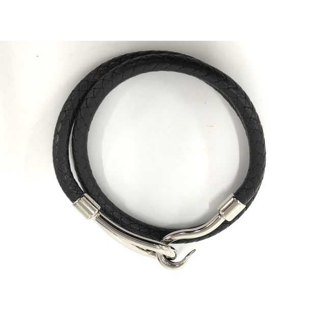 Hermes - HERMES ジャンボチョーカー ブレスレット レザー メッキ