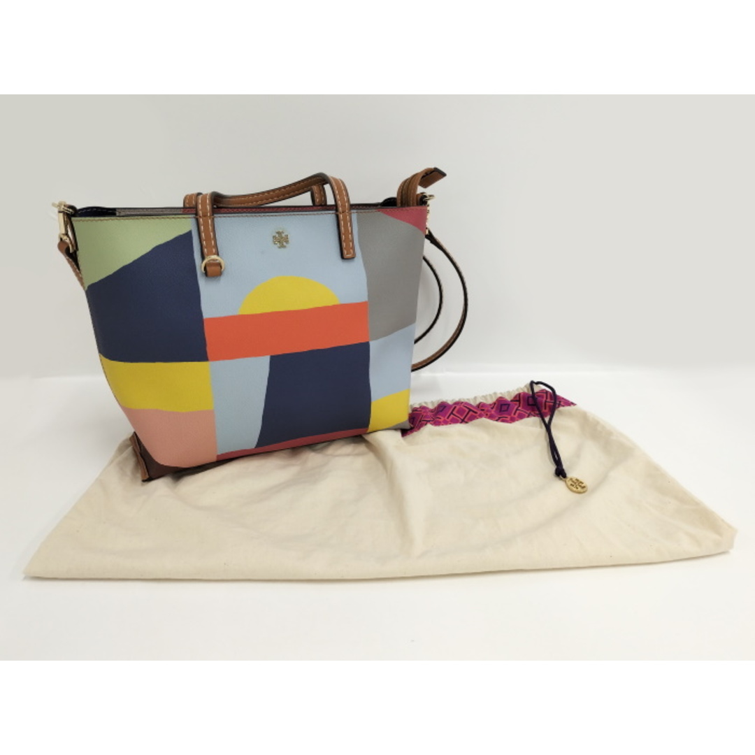 TORY BURCH 2WAY トートバッグ PVC マルチカラー - その他