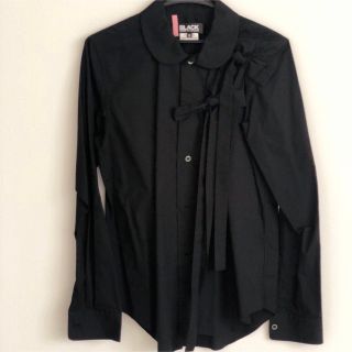 ブラックコムデギャルソン(BLACK COMME des GARCONS)のCOMME des GARCONS BLACK 丸襟ブラウス　ユニセックス　S(シャツ/ブラウス(長袖/七分))