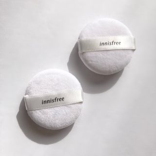 イニスフリー(Innisfree)の新品未使用＊イニスフリー＊ミニパウダーパフ＊二個セット(パフ・スポンジ)