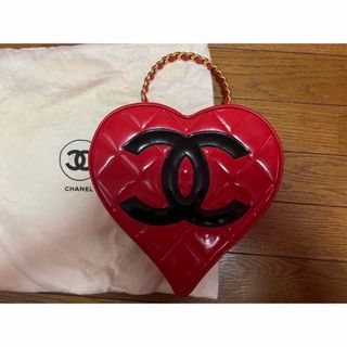 激レアCHANEL シャネル ヴィンテージ ハートバニティバッグ の ...