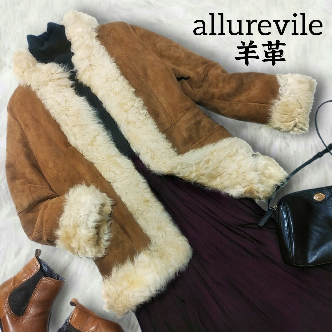 allureville 羊革コート