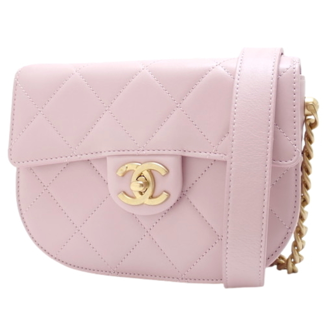 メーカー公式ショップ】 CHANEL 40802032549 ピンク桃 ラムスキン