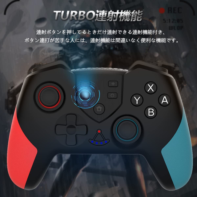 Switch コントローラー スイッチ 背面ボタン付き5色選択可#905 エンタメ/ホビーのゲームソフト/ゲーム機本体(その他)の商品写真