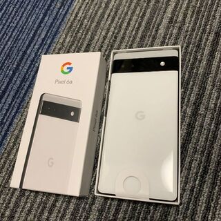 Google pixel6a チョーク（ホワイト）未使用(スマートフォン本体)