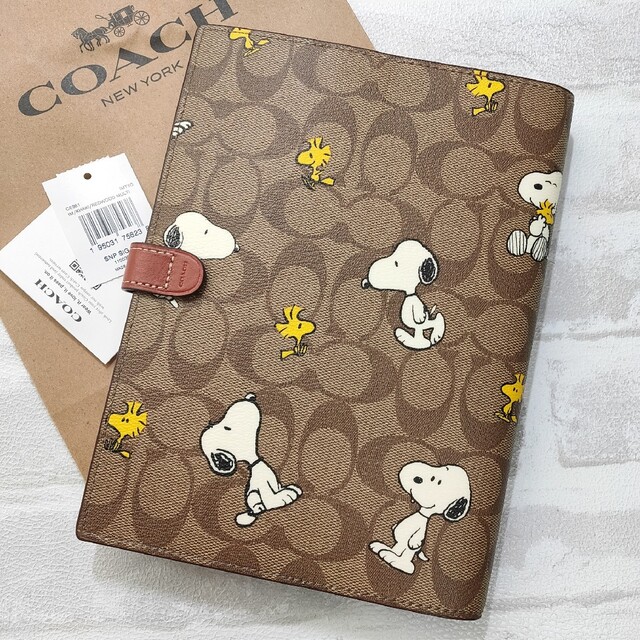 完売品★COACH ×PEANUTS シグネチャー ノートブック スヌーピー 1