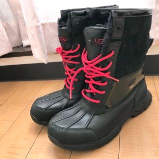 アグ(UGG)のUGGオーストラリア　ワークブーツ　ムートンブーツ　黒　26.0(ブーツ)