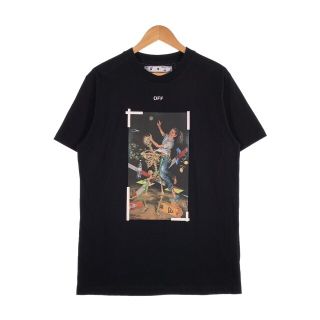 オフホワイト(OFF-WHITE)のオフホワイト 20AW パスカル ペイント Tシャツ ブラック Size M(Tシャツ/カットソー(七分/長袖))