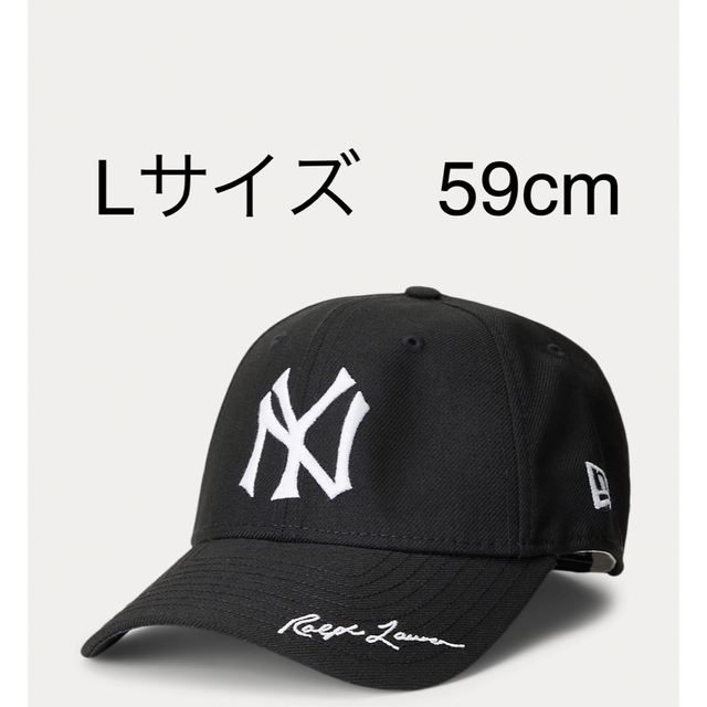 ラルフローレン x ヤンキース MLB キャップ　ブラック 　L New EraMLB