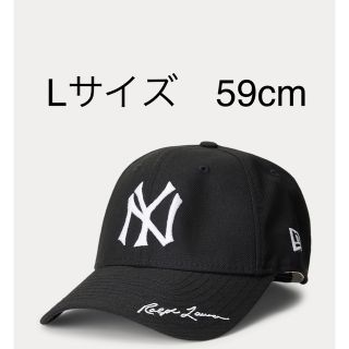 ポロラルフローレン(POLO RALPH LAUREN)のラルフローレン x ヤンキース MLB キャップ　ブラック 　L New Era(キャップ)