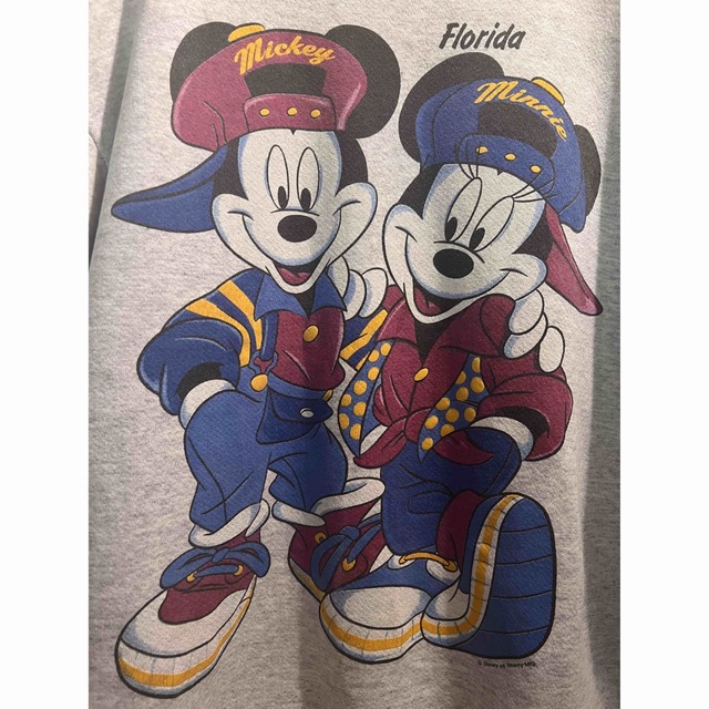 Disney(ディズニー)のミッキー&ミニー スウェット vintage / Gray メンズのトップス(スウェット)の商品写真