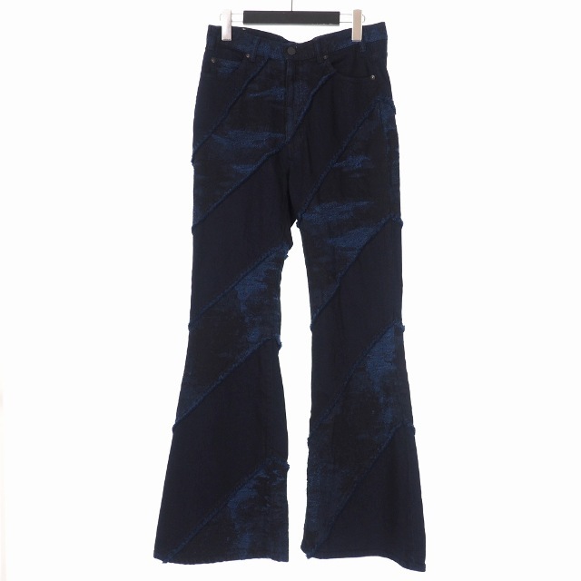 ターク DENIM ESCARGOT FLARE ジーンズ フレアパンツ 1 青29cm股下