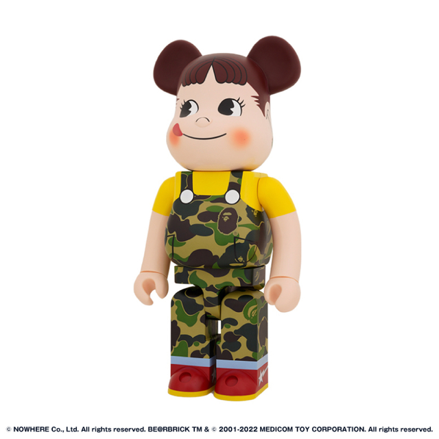 ベアブリック BE@RBRICK  BAPE × ペコちゃん 1000%