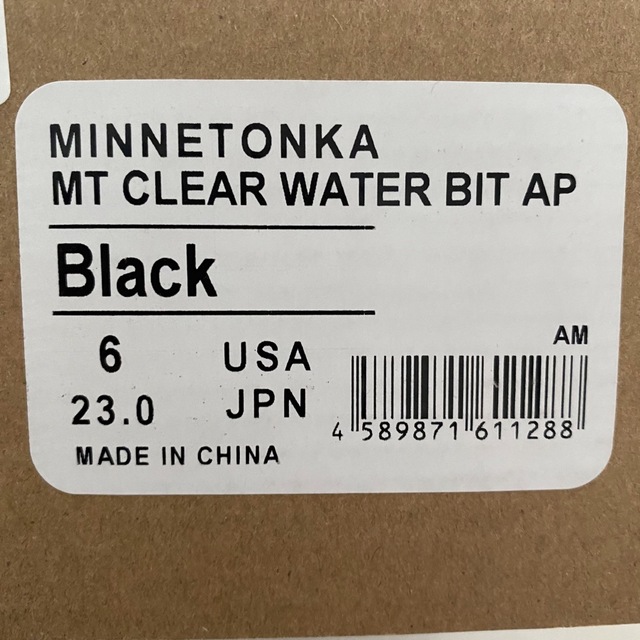 Minnetonka(ミネトンカ)のMINNETONKA モカシン ブラック レディースの靴/シューズ(スリッポン/モカシン)の商品写真