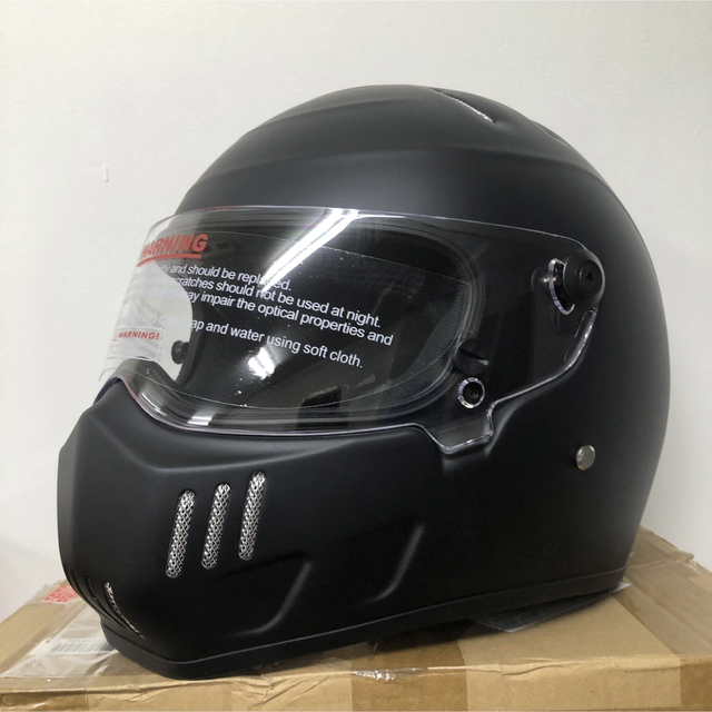新品　ATV-6 バイク　フルフェイスヘルメット L マットブラック