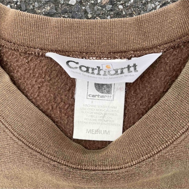 carhartt(カーハート)の【超希少】カーハート　スウェット　ワンポイント　90s レアカラー メンズのトップス(スウェット)の商品写真