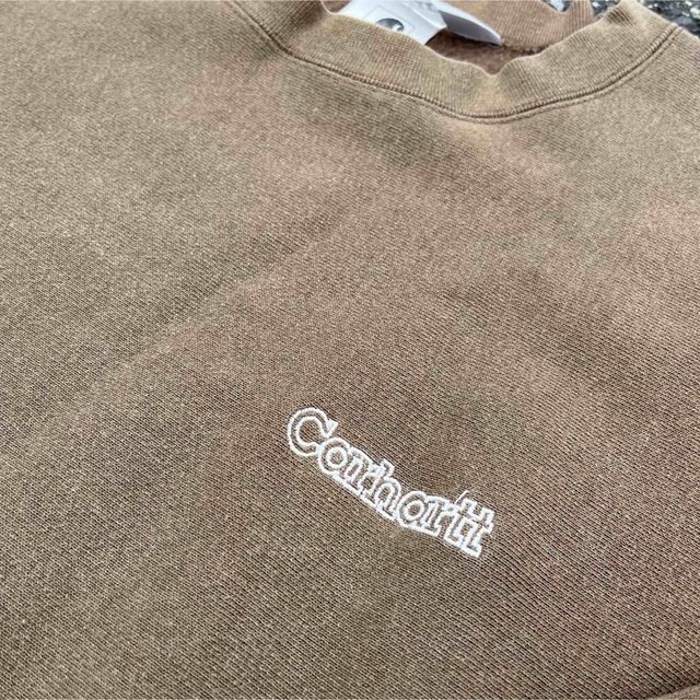 carhartt(カーハート)の【超希少】カーハート　スウェット　ワンポイント　90s レアカラー メンズのトップス(スウェット)の商品写真