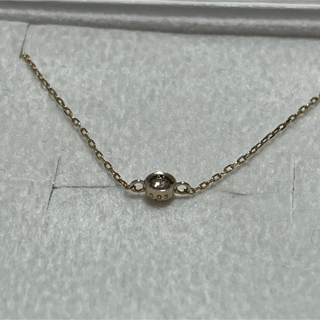 K10 0.03ct イエローゴールド　ダイヤモンド　ブレスレット レディースのアクセサリー(ブレスレット/バングル)の商品写真