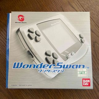 バンダイ(BANDAI)のワンダースワン　スケルトンブルー(携帯用ゲーム機本体)